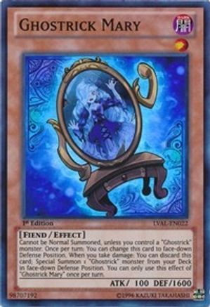 Image of Ghostrick Mary [LVAL-EN022] Super Rare