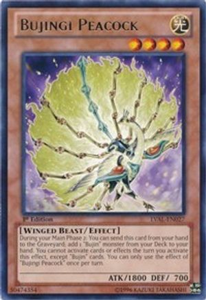Image of Bujingi Peacock [LVAL-EN027] Rare
