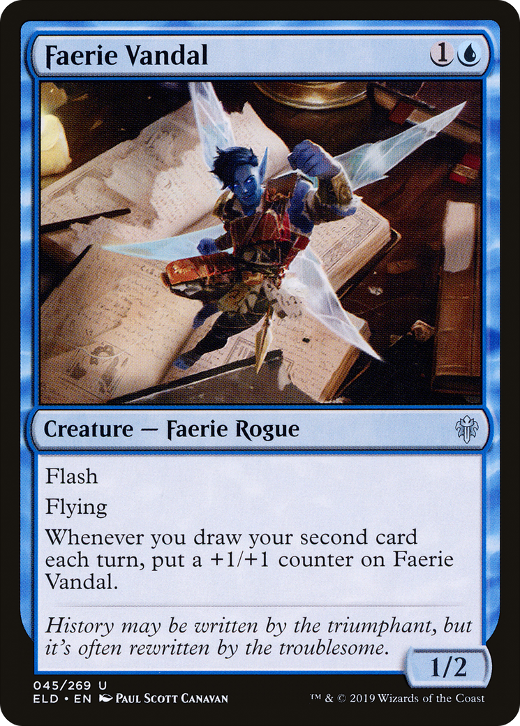 Image of Faerie Vandal [Throne of Eldraine]