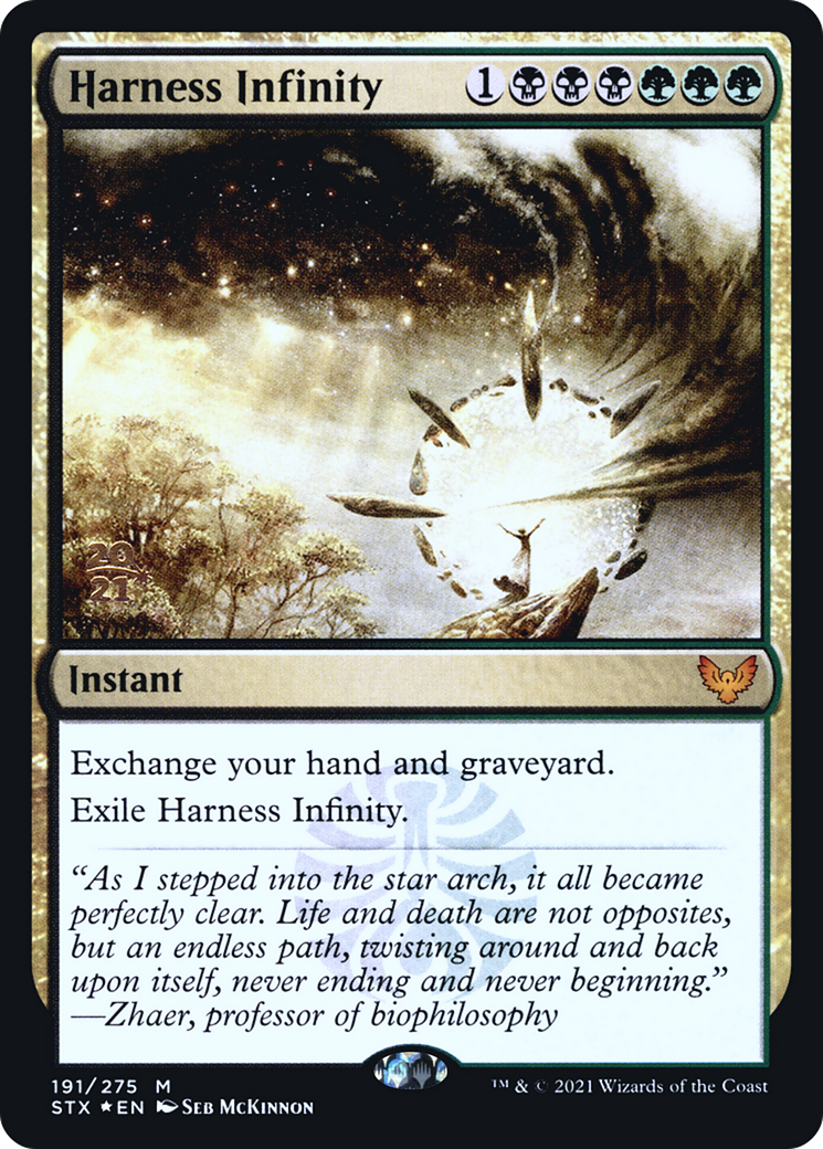 Image of Harness Infinity [Strixhaven: School of Mages Prerelease Promos]