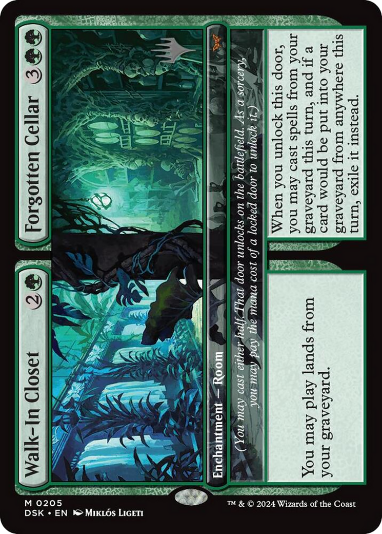 Image of Walk-In Closet // Forgotten Cellar (Promo Pack) [Duskmourn: House of Horror Promos]