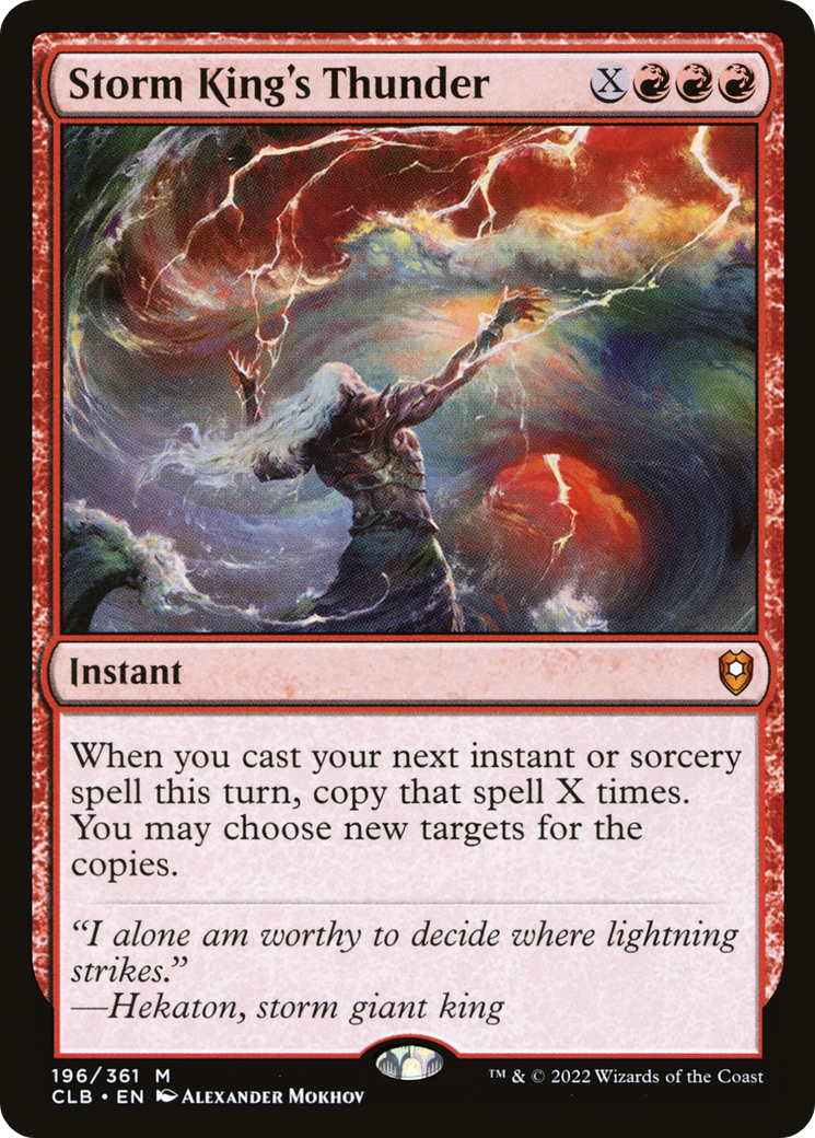 Image of Storm King's Thunder [Commander Legends: Battle for Baldur's Gate]