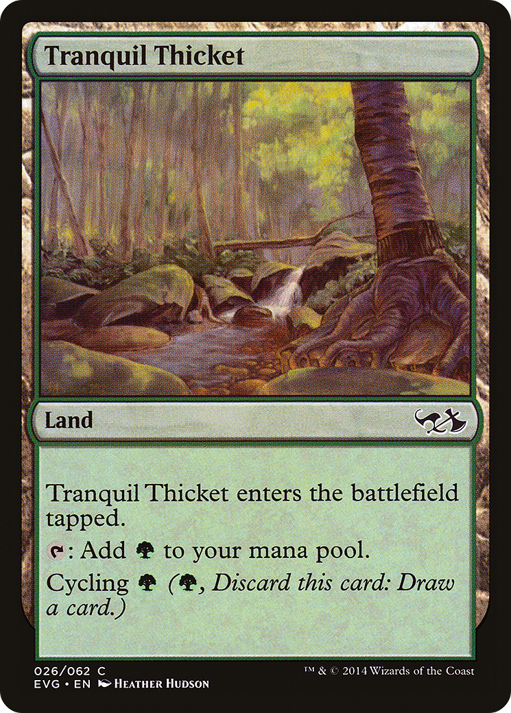Image of Tranquil Thicket (Elves vs. Goblins) [Duel Decks Anthology]