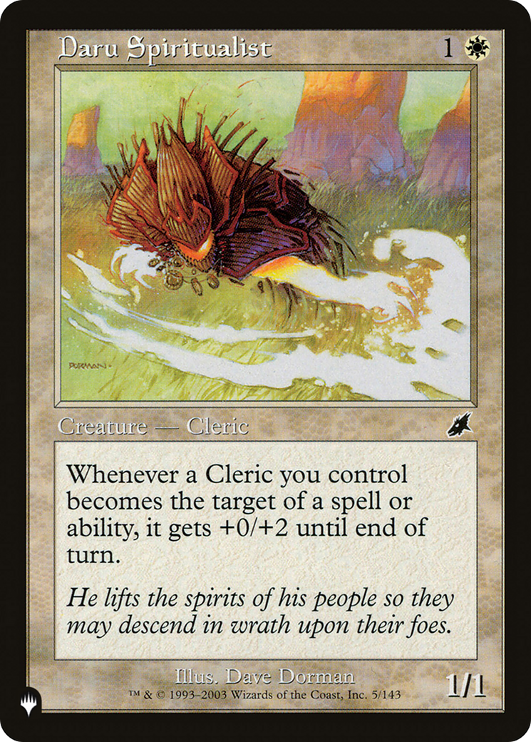 Image of Daru Spiritualist [The List]