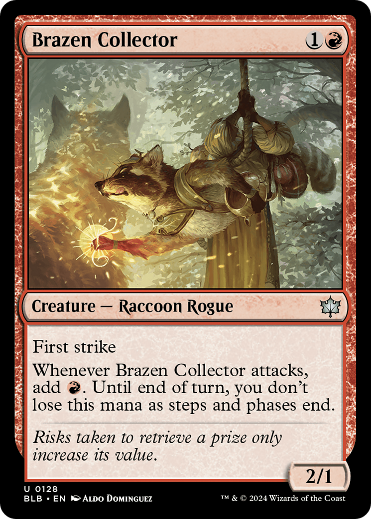 Image of Brazen Collector [Bloomburrow]