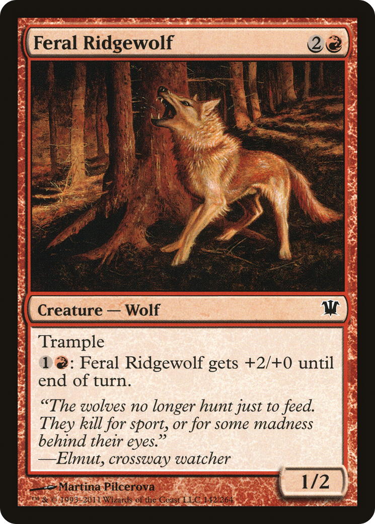 Image of Feral Ridgewolf [Innistrad]