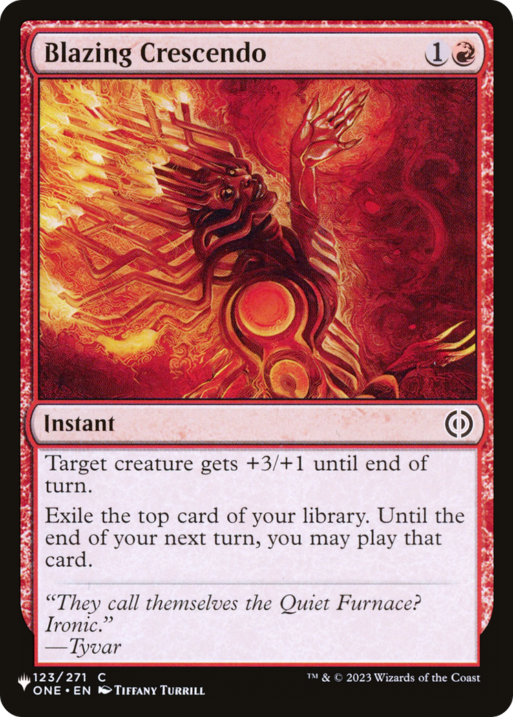 Image of Blazing Crescendo [The List]