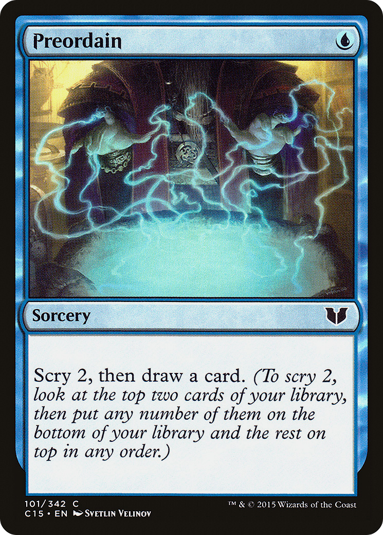 Image of Preordain [Commander 2015]