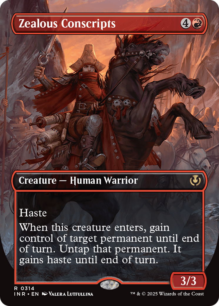 Image of Zealous Conscripts (Borderless) [Innistrad Remastered]