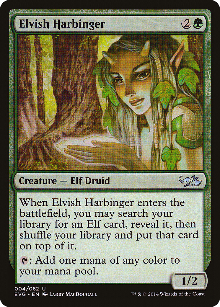 Image of Elvish Harbinger (Elves vs. Goblins) [Duel Decks Anthology]