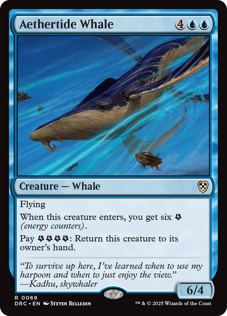 Image of Aethertide Whale [Aetherdrift Commander]