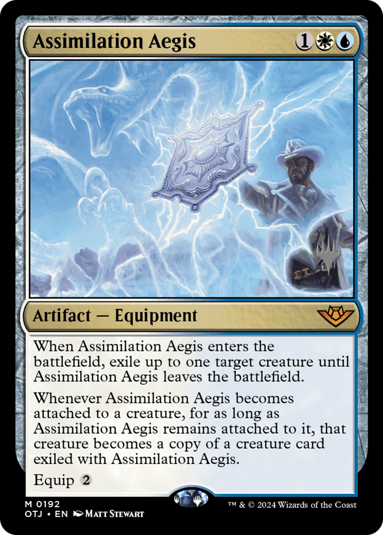 Image of Assimilation Aegis (Promo Pack) [Outlaws of Thunder Junction Promos]