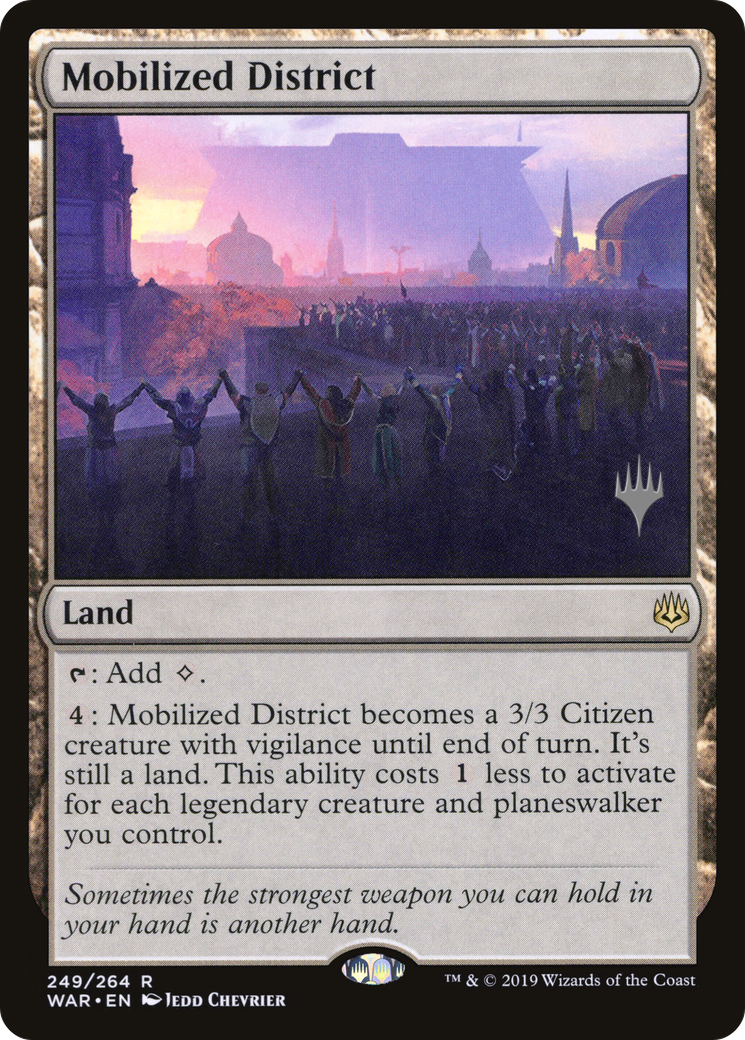 Image of Mobilized District (Promo Pack) [War of the Spark Promos]