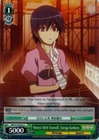 Image of Honest With Yourself, Suruga Kanbaru (BM/S15-E034 U) [BAKEMONOGATARI]