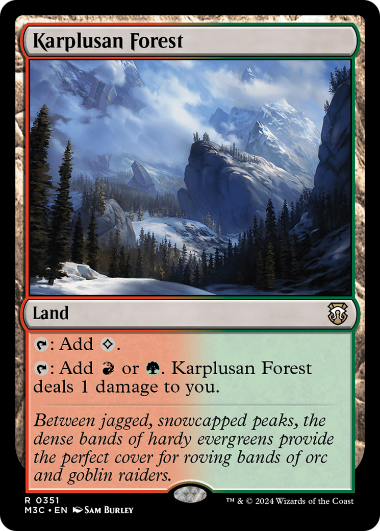 Image of Karplusan Forest [Modern Horizons 3 Commander]