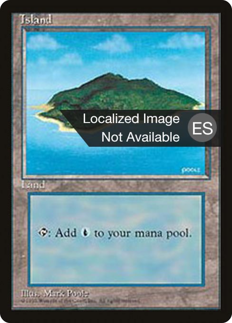 Image of Island (B) [Fourth Edition (Foreign Black Border)]