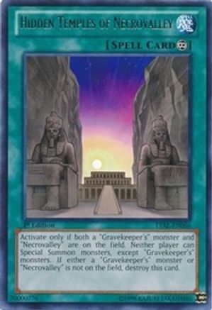 Hidden Temples of Necrovalley [LVAL-EN066] Rare