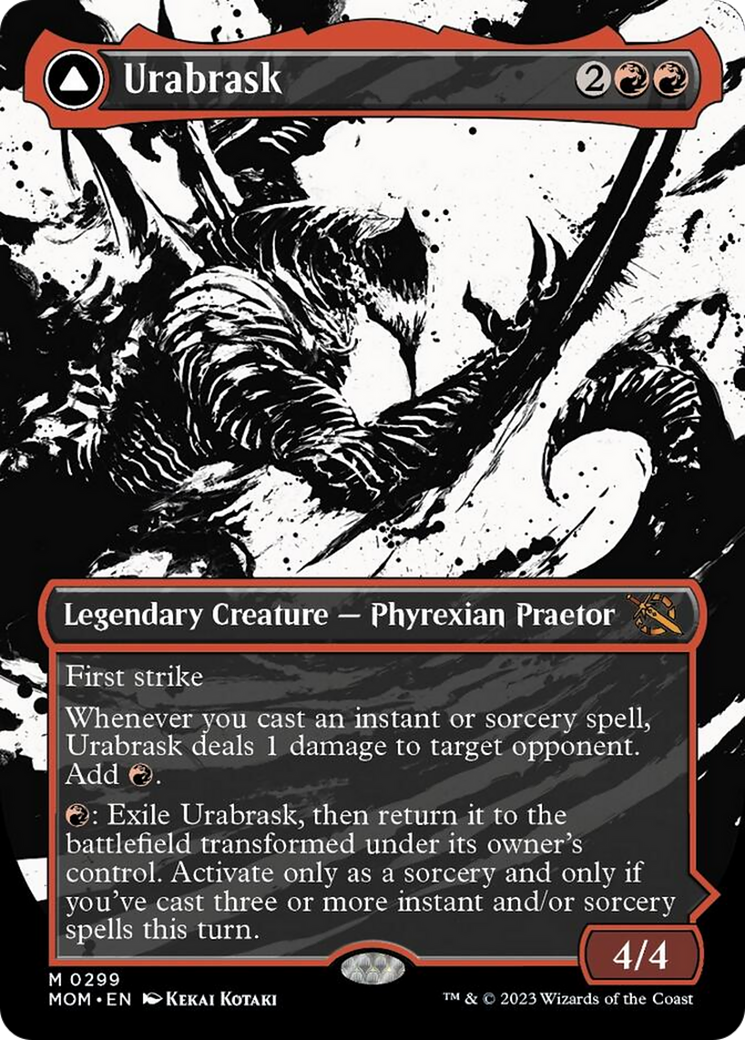 Image of Urabrask // The Great Work (Showcase Planar Booster Fun) [March of the Machine]