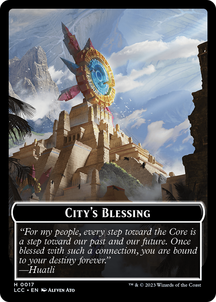 Image of City's Blessing // Pirate (0005) Double-Sided Token [The Lost Caverns of Ixalan Commander Tokens]
