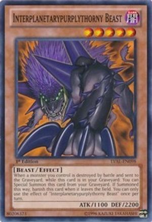 Image of Interplanetarypurplythorny Beast [LVAL-EN098] Common