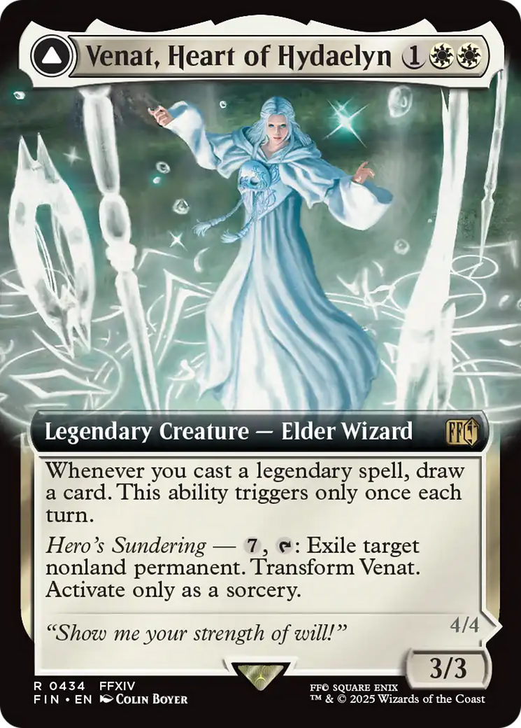Image of Venat, Heart of Hydaelyn // Hydaelyn, the Mothercrystal (Extended Art) [FINAL FANTASY]