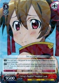 Image of Silica's Bashful Troubled Look (SAO/S26-E045 R) [Sword Art Online Vol.2]