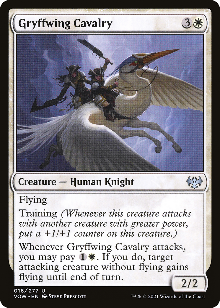 Image of Gryffwing Cavalry [Innistrad: Crimson Vow]