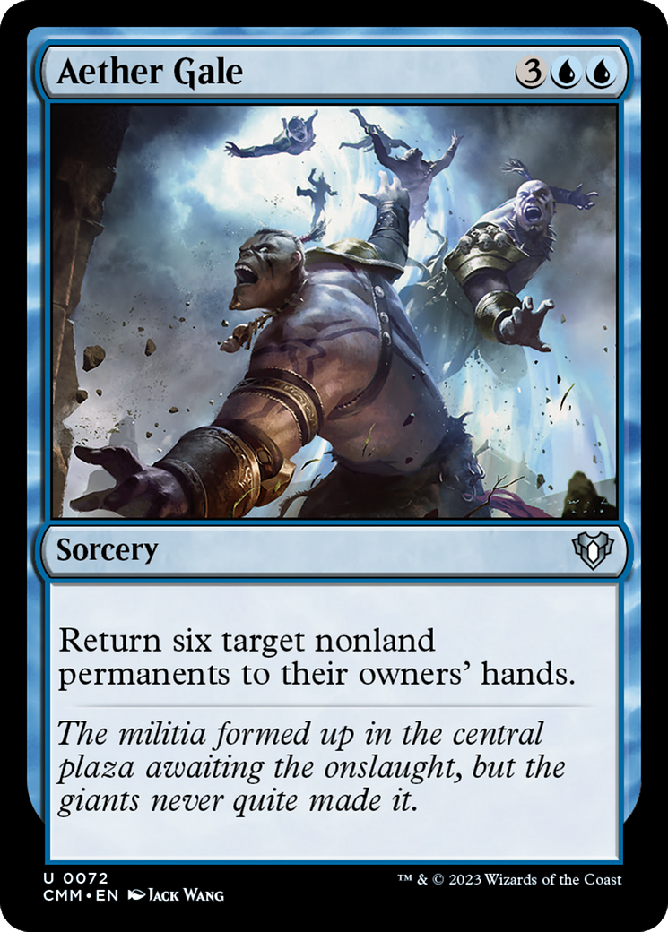 Image of Aether Gale [Commander Masters]