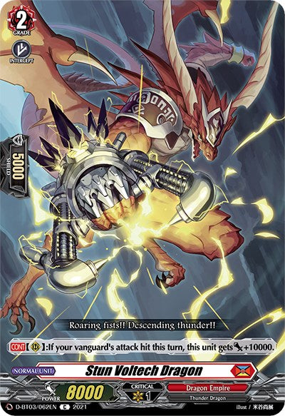 Image of Stun Voltech Dragon (D-BT03/062EN) [Advance of Intertwined Stars]