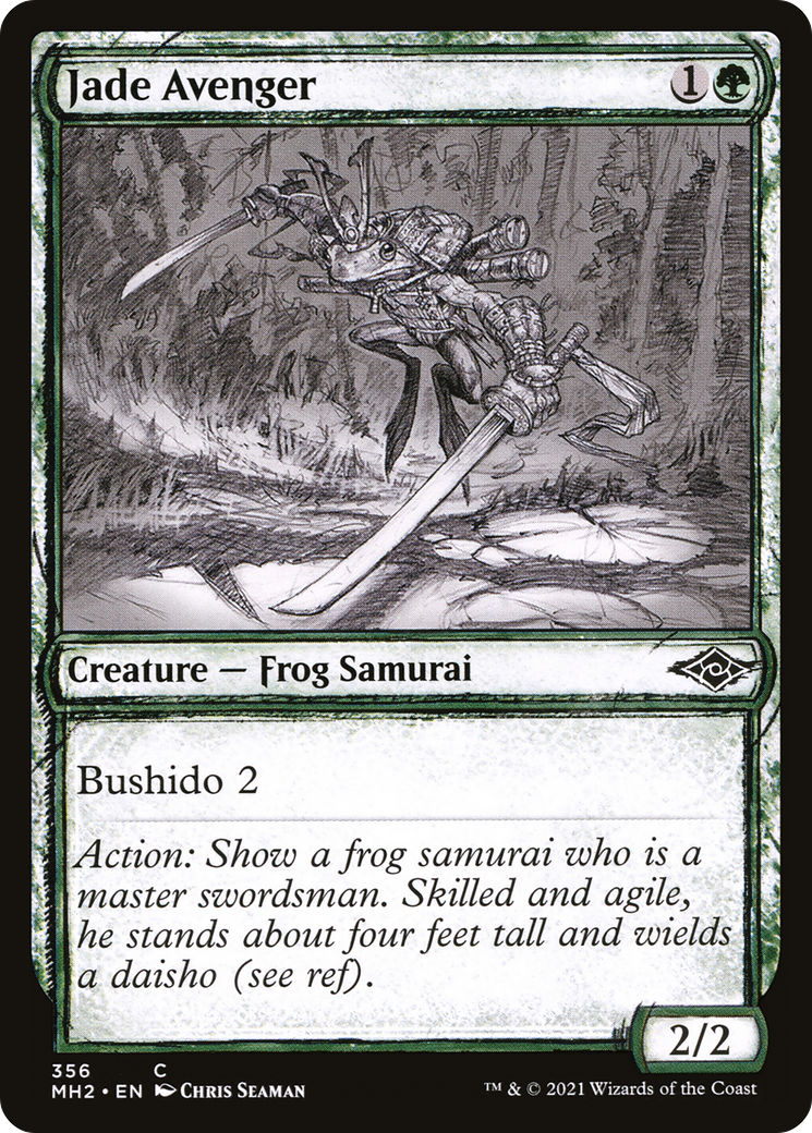 Image of Jade Avenger (Sketch) [Modern Horizons 2]
