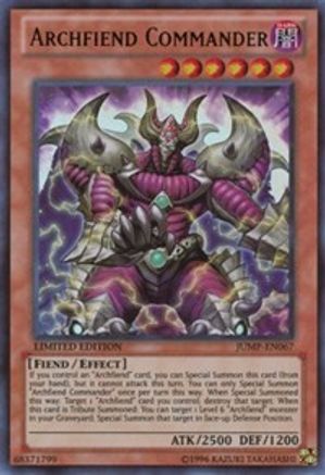 Image of Archfiend Commander [JUMP-EN067] Ultra Rare