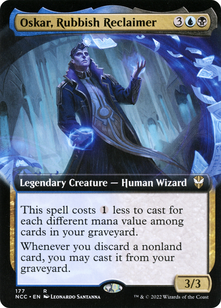 Image of Oskar, Rubbish Reclaimer (Extended Art) [Streets of New Capenna Commander]