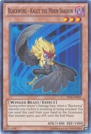 Image of Blackwing - Kalut the Moon Shadow [AP04-EN005] Super Rare