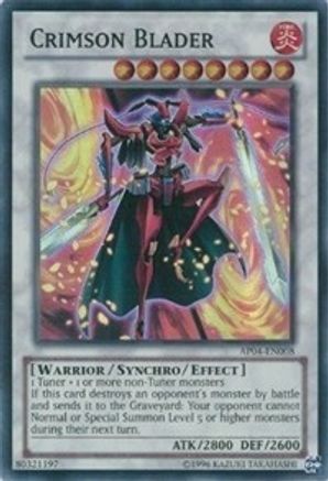 Image of Crimson Blader [AP04-EN008] Super Rare