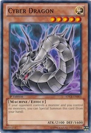 Image of Cyber Dragon (Black) [SDCR-EN003] Common