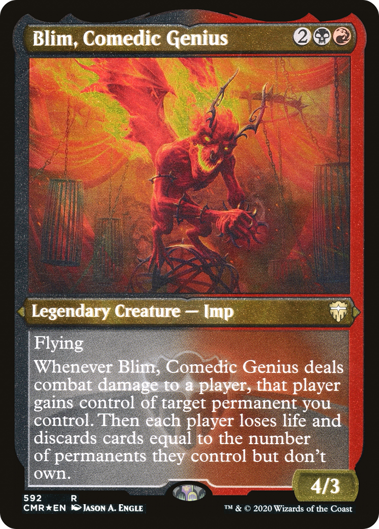 Image of Blim, Comedic Genius (Etched) [Commander Legends]