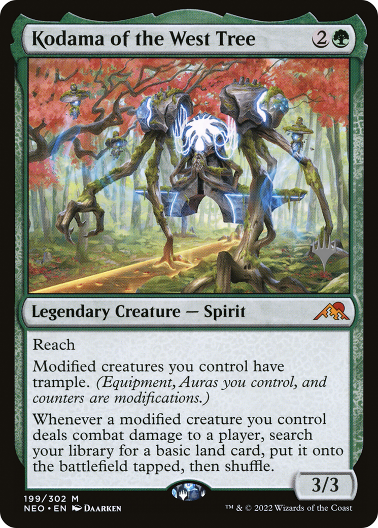 Image of Kodama of the West Tree (Promo Pack) [Kamigawa: Neon Dynasty Promos]
