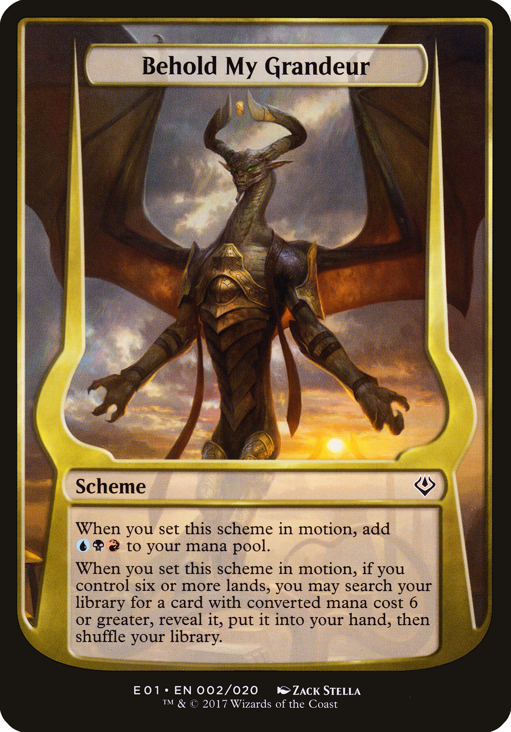 Image of Behold My Grandeur (Schemes) [Archenemy: Nicol Bolas Schemes]