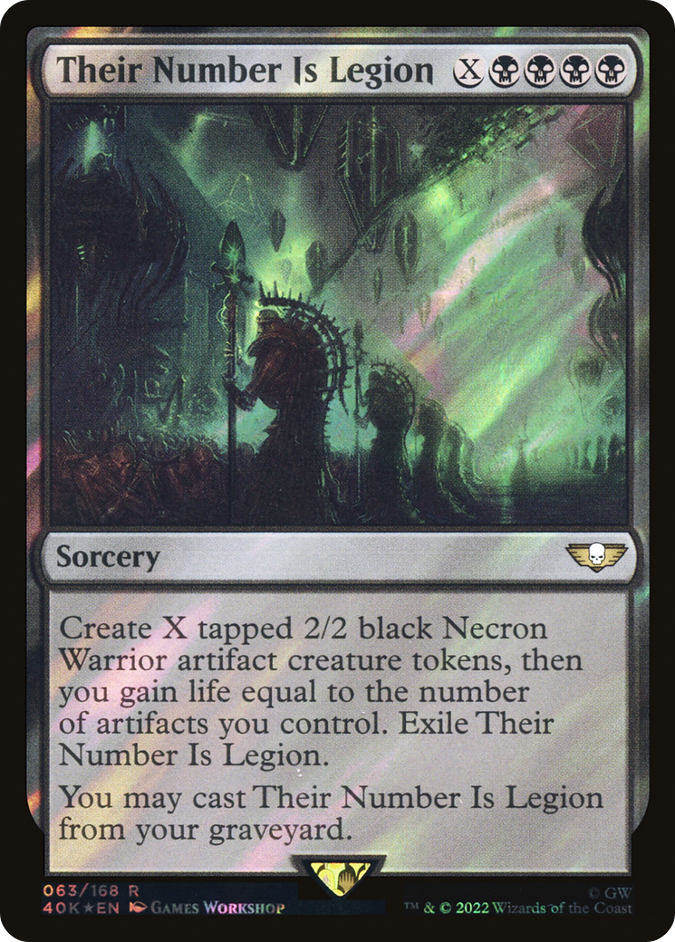 Image of Their Number Is Legion (Surge Foil) [Warhammer 40,000]