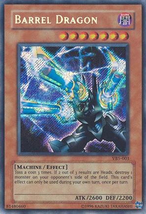 Barrel Dragon [VB5-003] Secret Rare