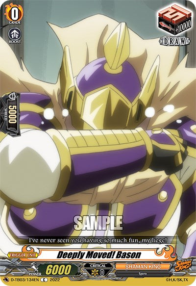 Image of Deeply Moved! Bason (D-TB03/134EN) [Shaman King]