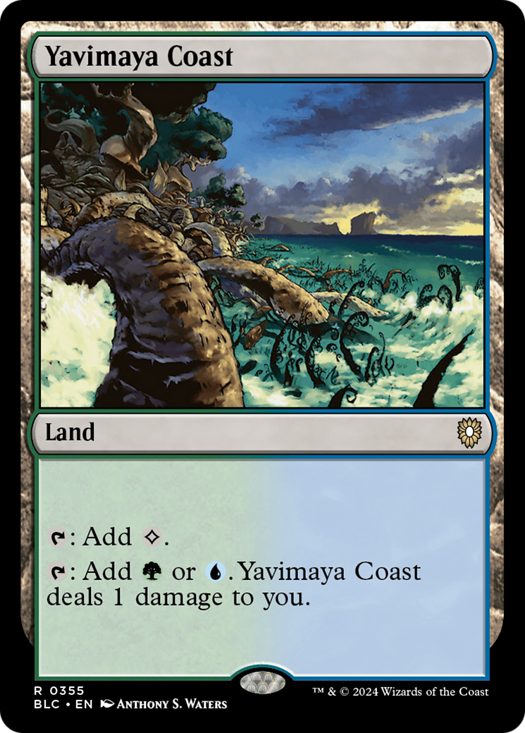 Image of Yavimaya Coast [Bloomburrow Commander]