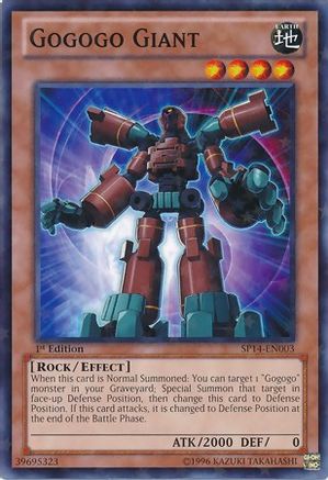 Image of Gogogo Giant [SP14-EN003] Starfoil Rare