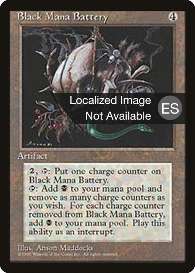 Image of Black Mana Battery [Fourth Edition (Foreign Black Border)]