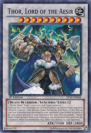 Image of Thor, Lord of the Aesir [SP14-EN048] Starfoil Rare
