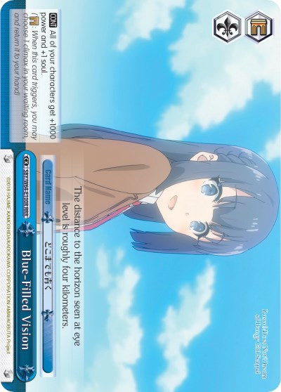 Image of Blue-Filled Vision (SBY/W64-E100R RRR) [Rascal Does Not Dream of Bunny Girl Senpai]