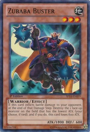 Image of Zubaba Buster [SP14-EN019] Starfoil Rare
