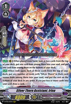 Image of Silver Thorn Assistant, Irina (V-BT06/013EN) [Phantasmal Steed Restoration]