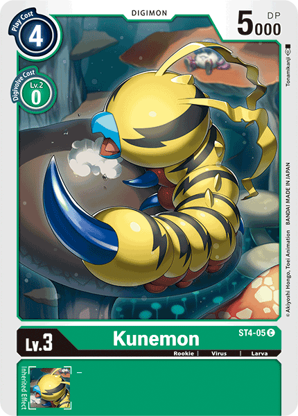 Image of Kunemon [ST4-05] [Starter Deck: Giga Green]