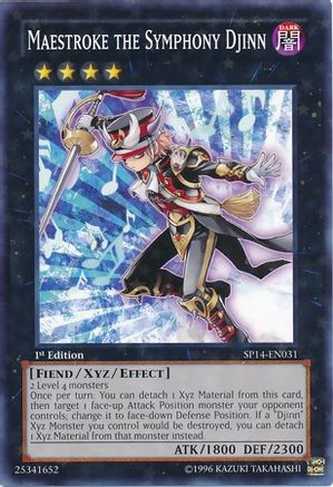 Image of Maestroke the Symphony Djinn [SP14-EN031] Starfoil Rare